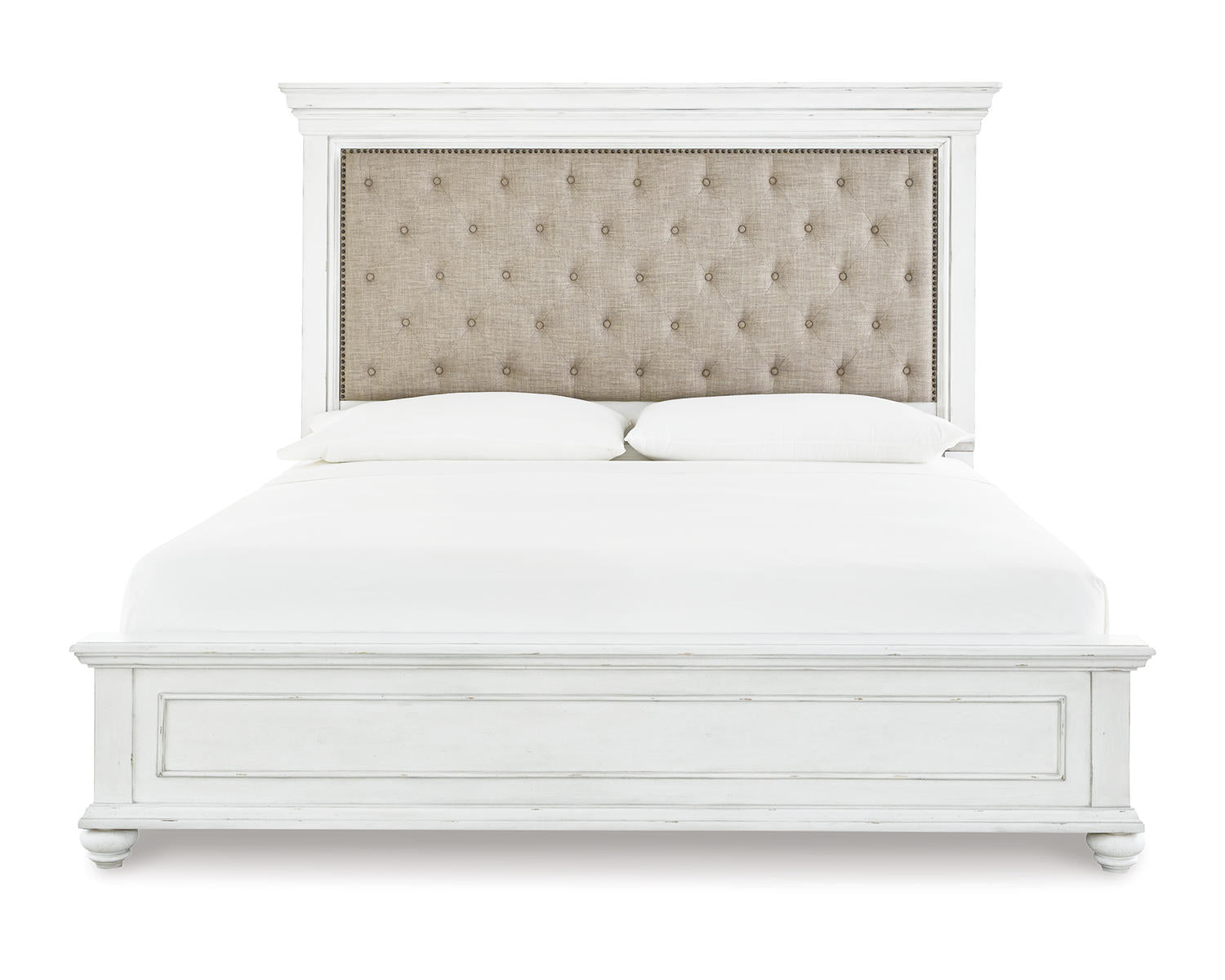Kanwyn Queen Bed with Mirrored Dresser