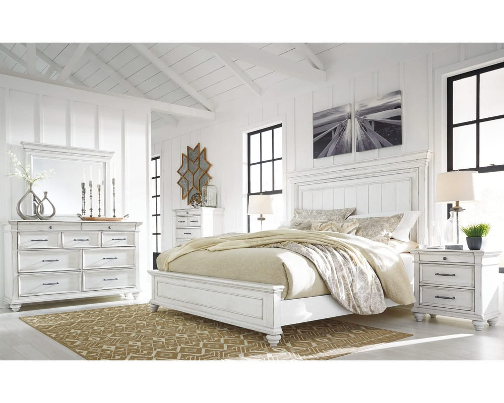 Cama Kanwyn California King con paneles