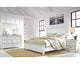 Cama Kanwyn King con paneles, tocador, espejo y dos mesitas de noche