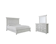 Kanwyn King Panel Bed, Dresser and Mirror