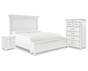 Kanwyn King Panel Storage Bed, Chest and Nightstand
