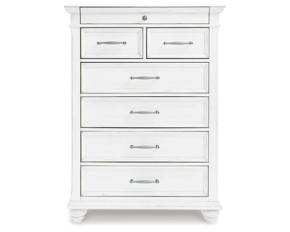 Kanwyn King Panel Storage Bed, Chest and Nightstand