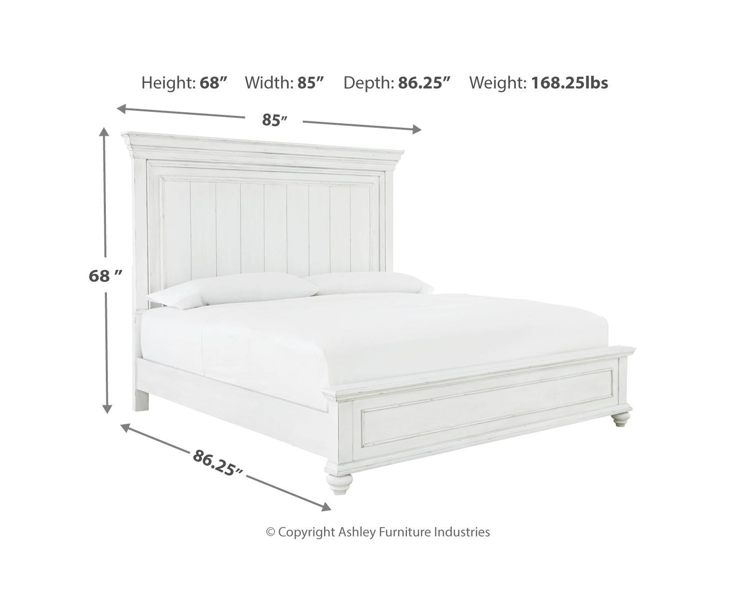 Kanwyn California King Panel Bed