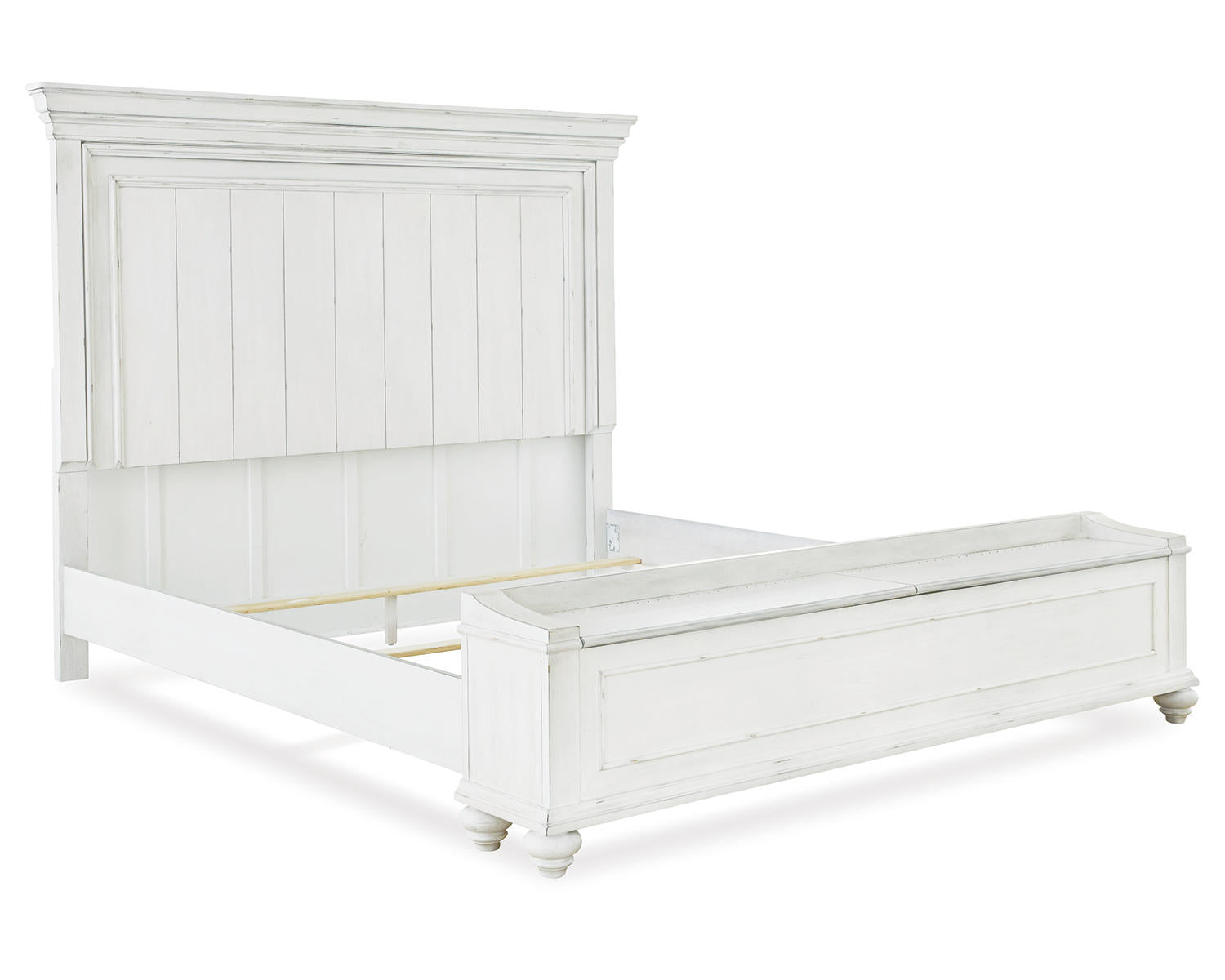 Kanwyn Queen Panel Bed with Storage Bench