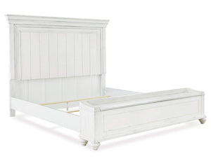 Kanwyn Queen Panel Storage Bed, Dresser, Mirror and Nightstand