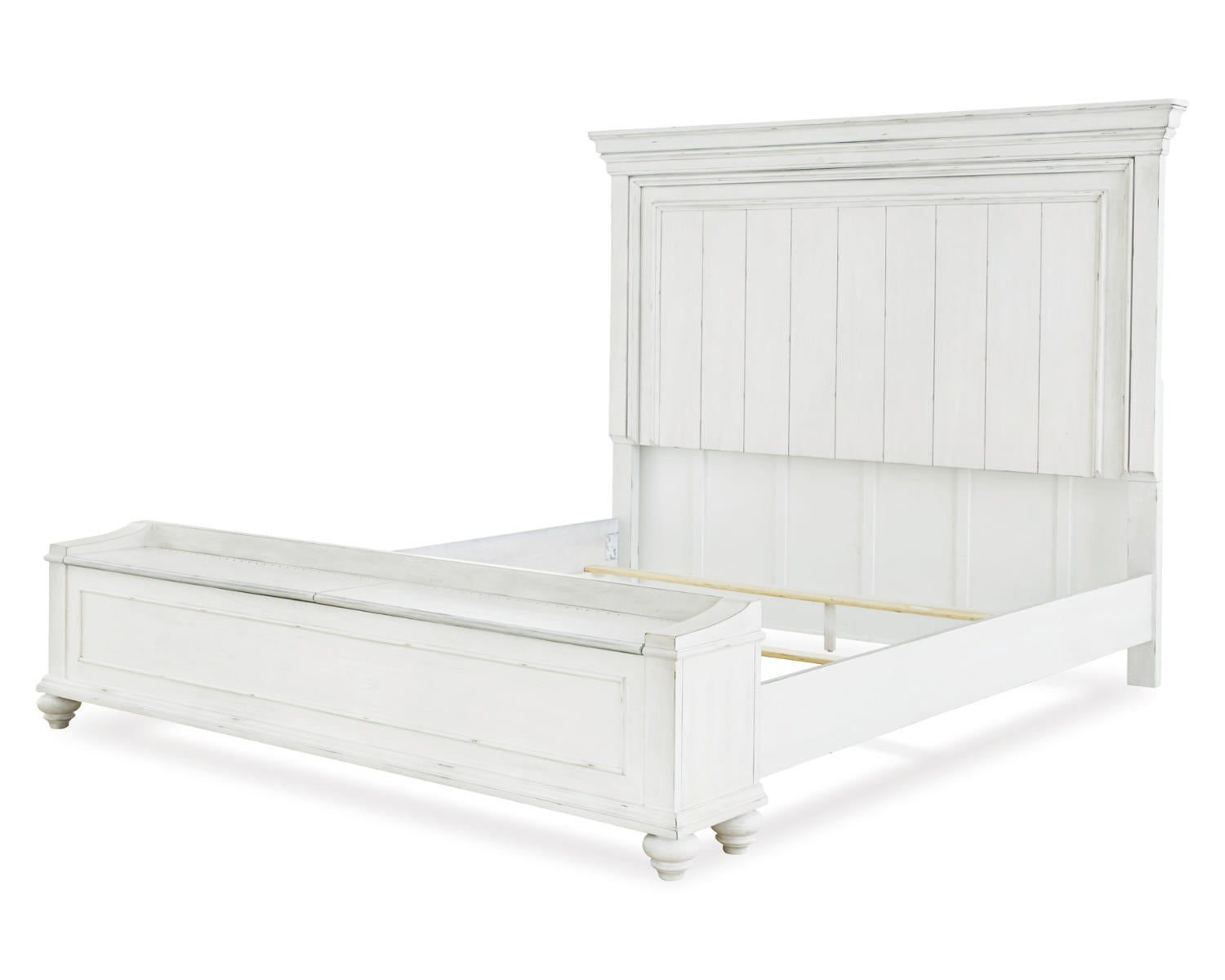 Kanwyn King Panel Bed with Storage Bench