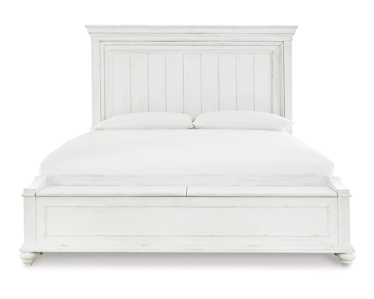 Kanwyn Queen Panel Bed with Storage Bench