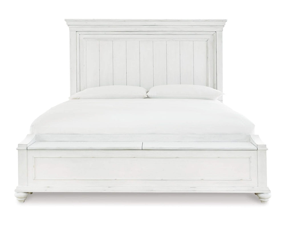 Kanwyn King Panel Storage Bed, Chest and Nightstand
