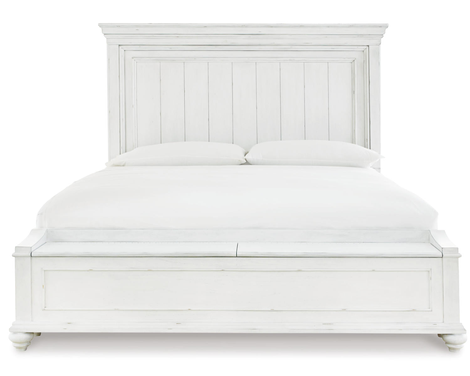 Kanwyn King Panel Bed with Storage Bench