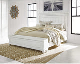 Kanwyn California King Panel Bed with Storage Bench