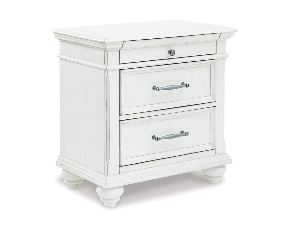 Kanwyn King Panel Storage Bed, Chest and Nightstand