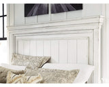 Kanwyn California King Panel Bed with Storage Bench
