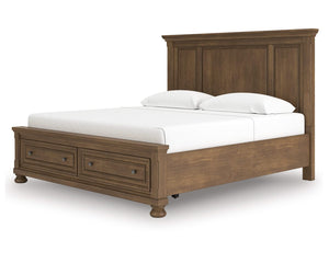 Cama Feddinger King con almacenamiento y paneles