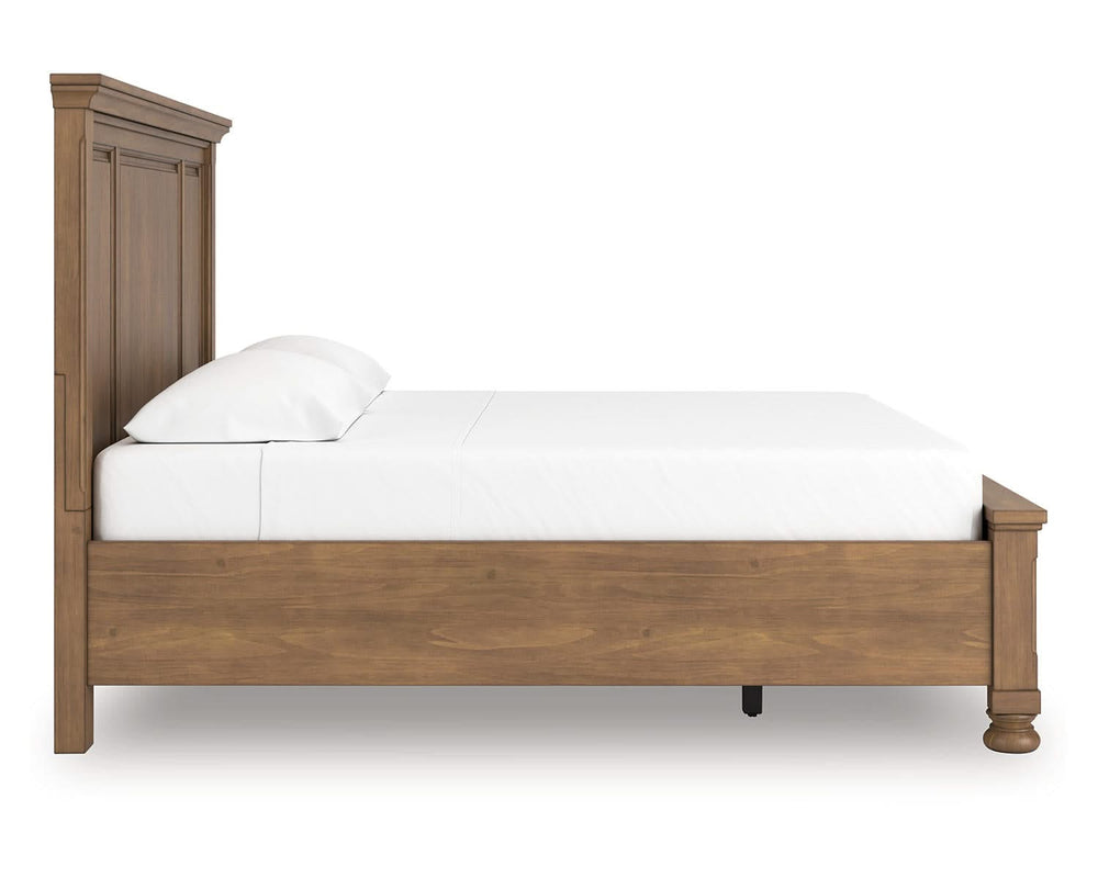 Cama Feddinger King con almacenamiento y paneles