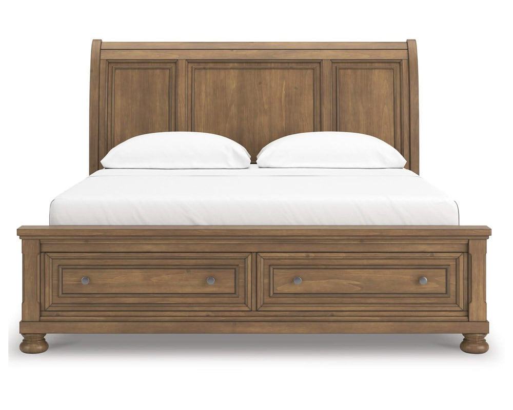 Feddinger California King Storage Sleigh Bed