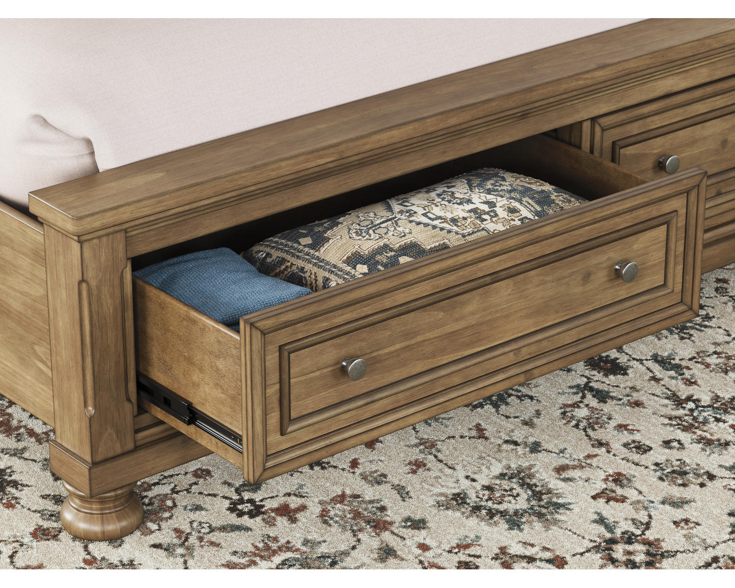 Feddinger King Storage Sleigh Bed