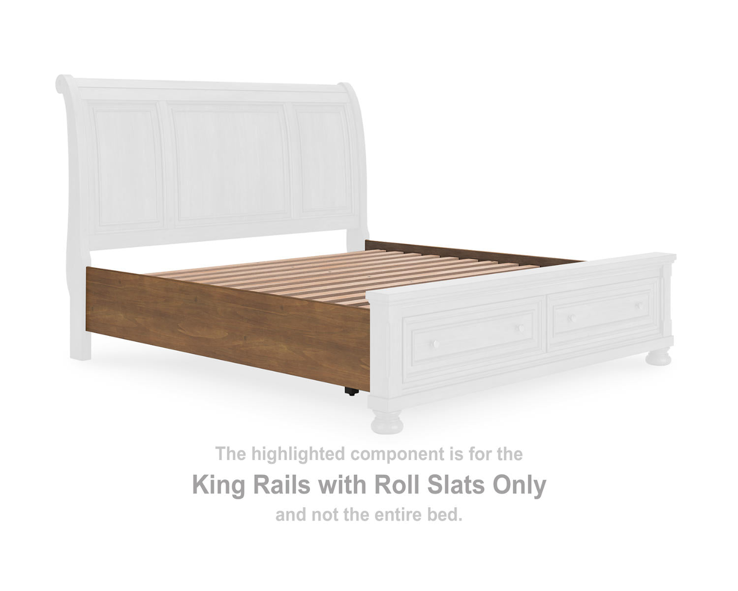 Feddinger King Rails with Roll Slats