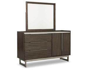 Arkenton Queen Panel Bed, Dresser and Mirror