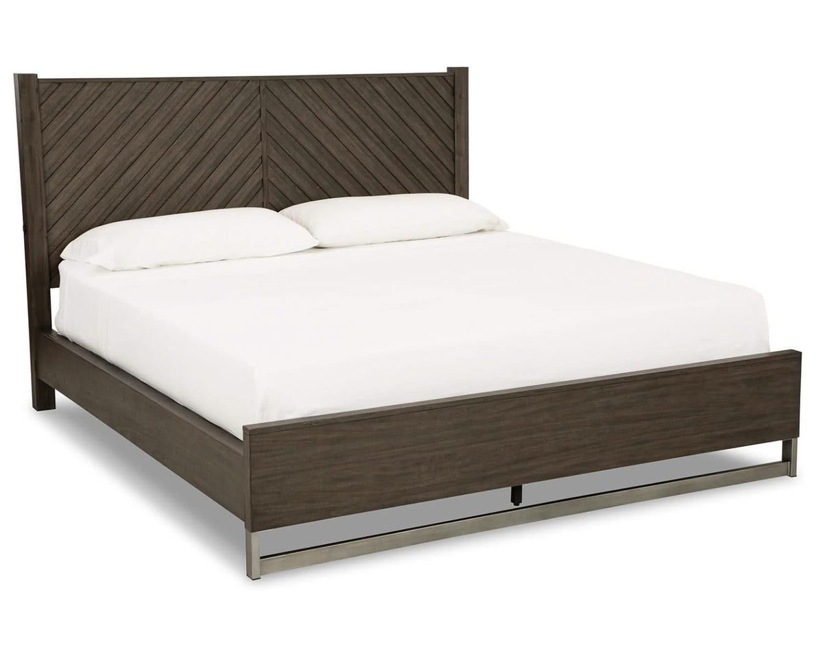 Arkenton King Panel Bed, Dresser and Mirror