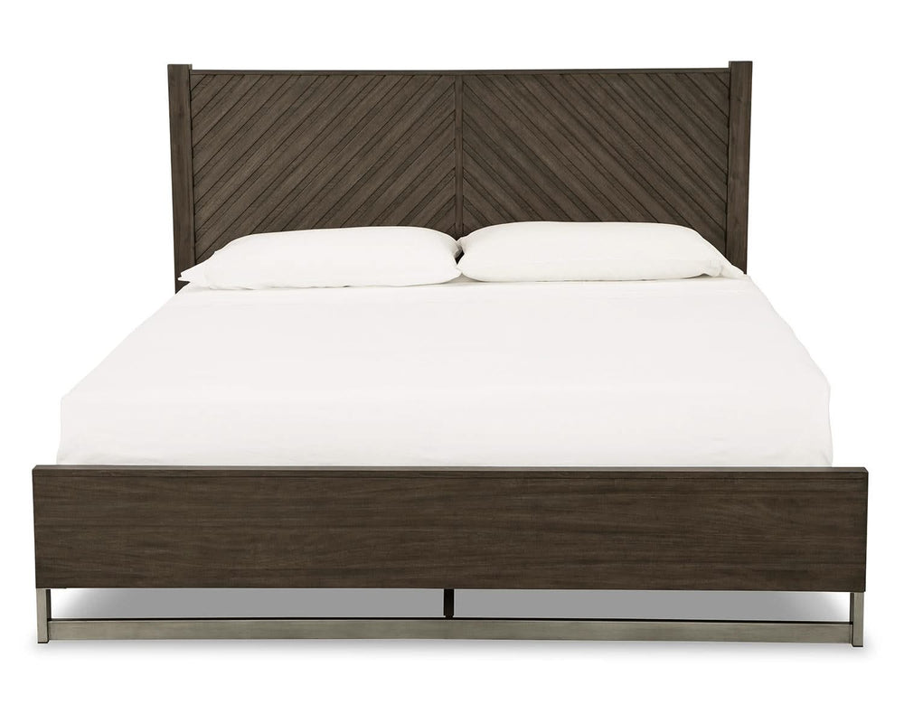 Arkenton King Panel Bed, Dresser and Mirror