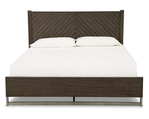 Arkenton King Panel Bed, Dresser and Mirror