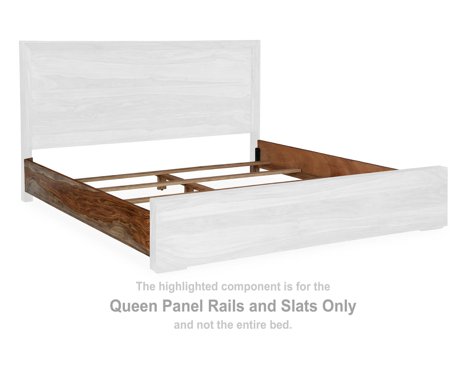 Dressonni Queen Panel Rails and Slats