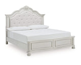 Montelaine King Upholstered Panel Bed