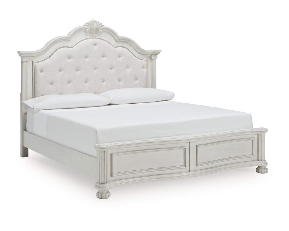 Cama tapizada Montelaine California King con paneles