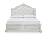 Montelaine King Upholstered Panel Bed