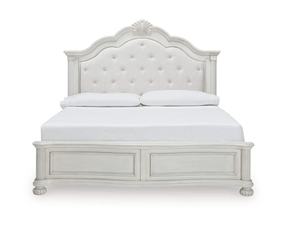 Cama tapizada Montelaine California King con paneles