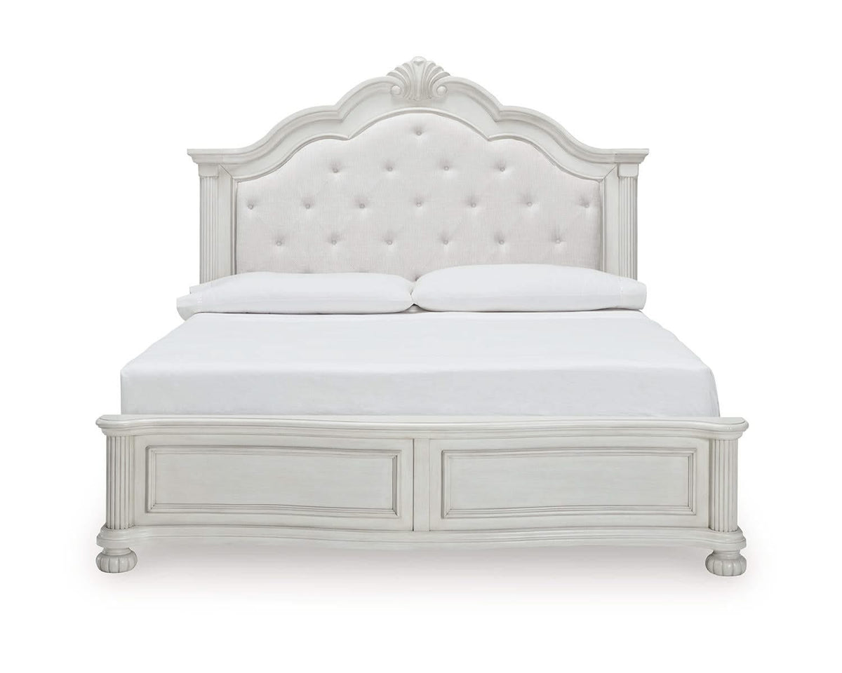 Cama tapizada Montelaine California King con paneles