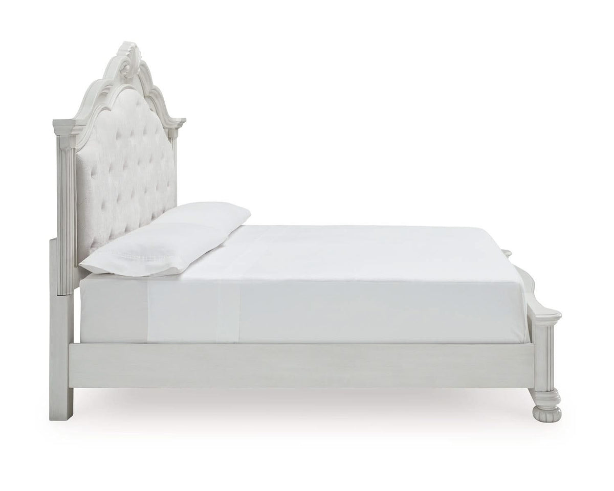 Cama tapizada Montelaine California King con paneles