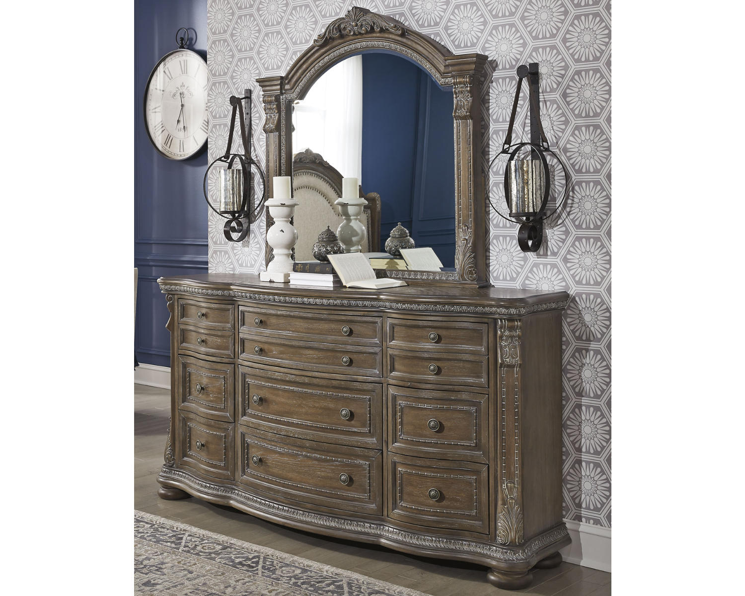 Charmond Dresser and Mirror
