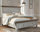 Havalance King Poster Bed with 2 Storage Drawers