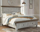 Havalance King Poster Bed with 2 Storage Drawers
