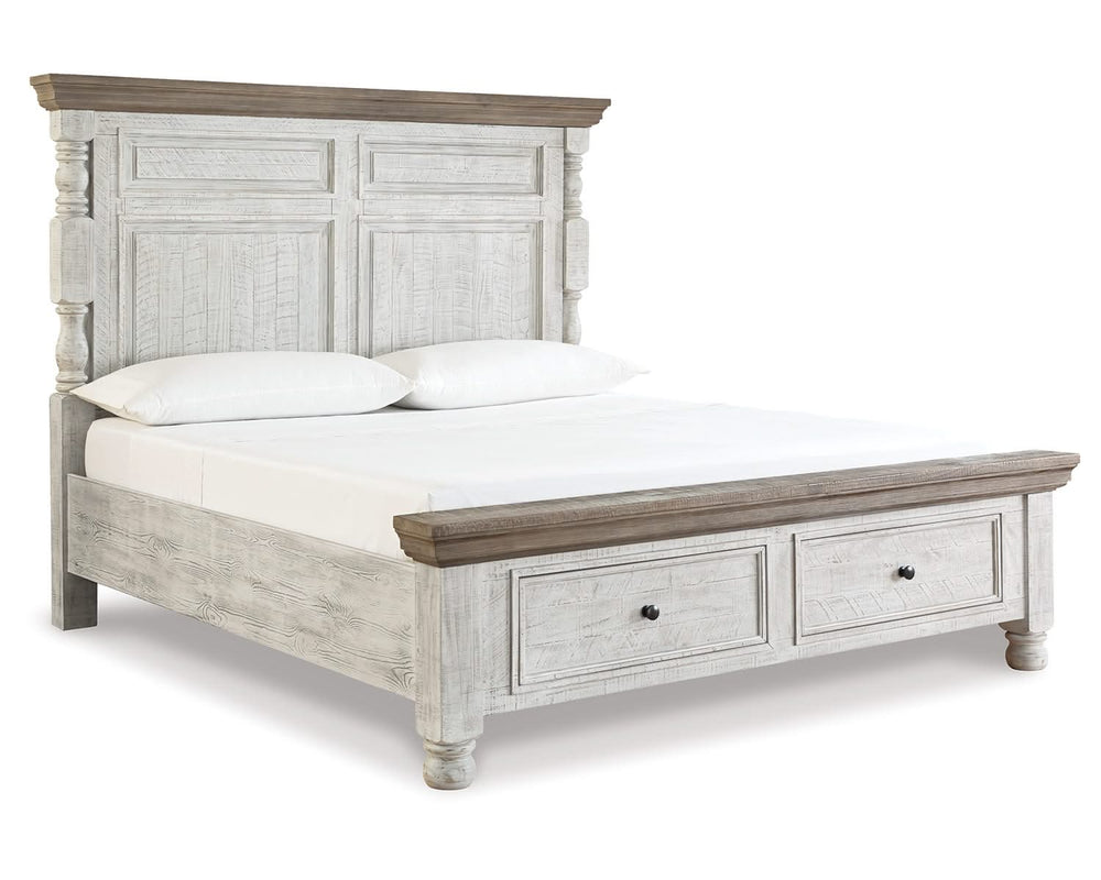Havalance King Poster Bed with 2 Storage Drawers