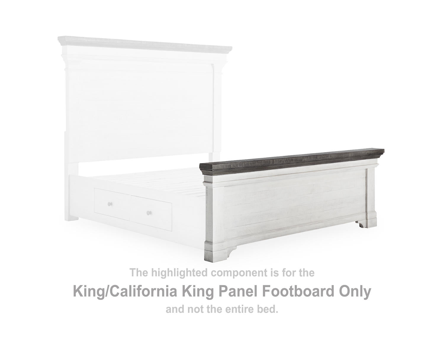 Havalance King/California King Panel Footboard
