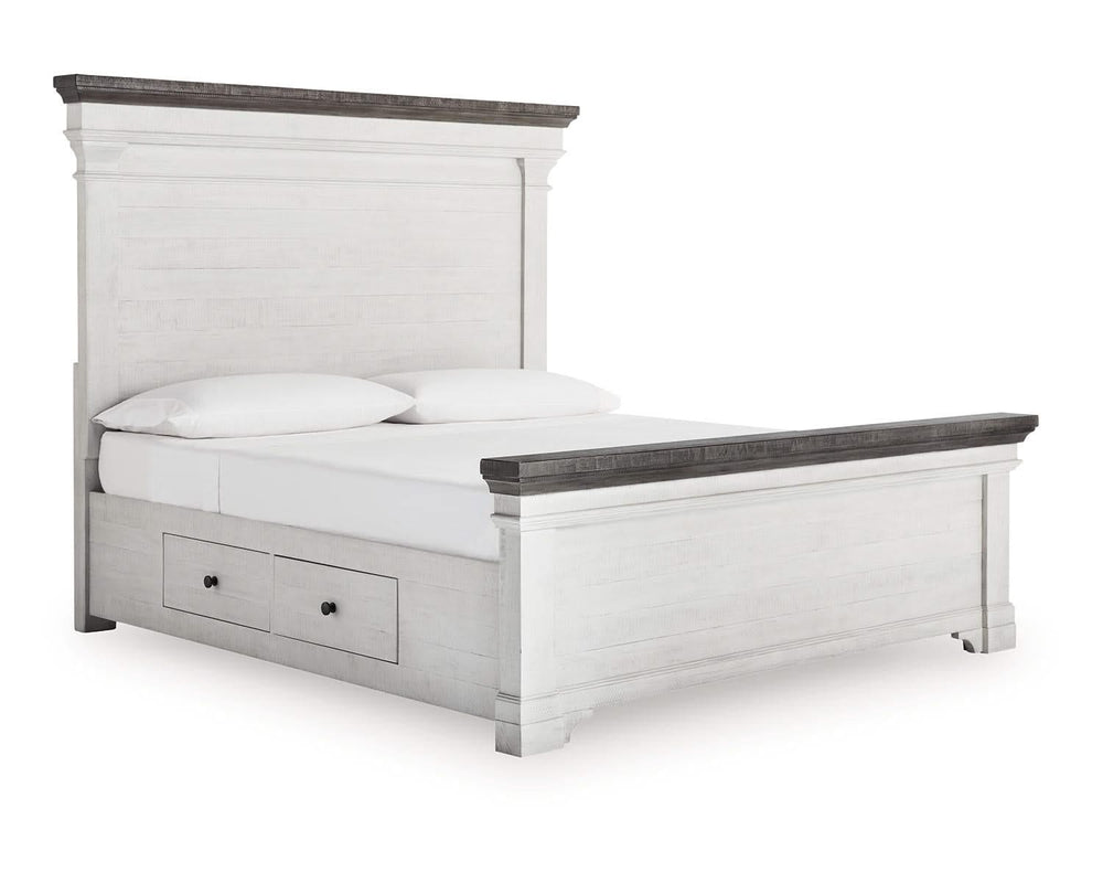 Cama con almacenamiento Havalance California King con paneles