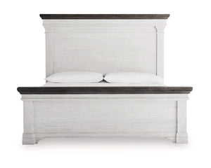 Cama King con almacenamiento y paneles Havalance