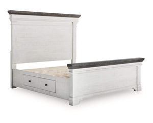 Cama con almacenamiento Havalance California King con paneles