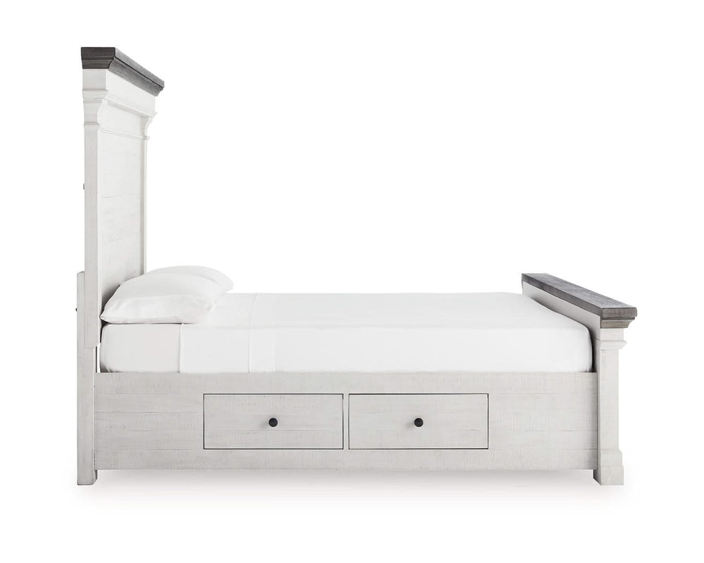 Cama con almacenamiento Havalance California King con paneles