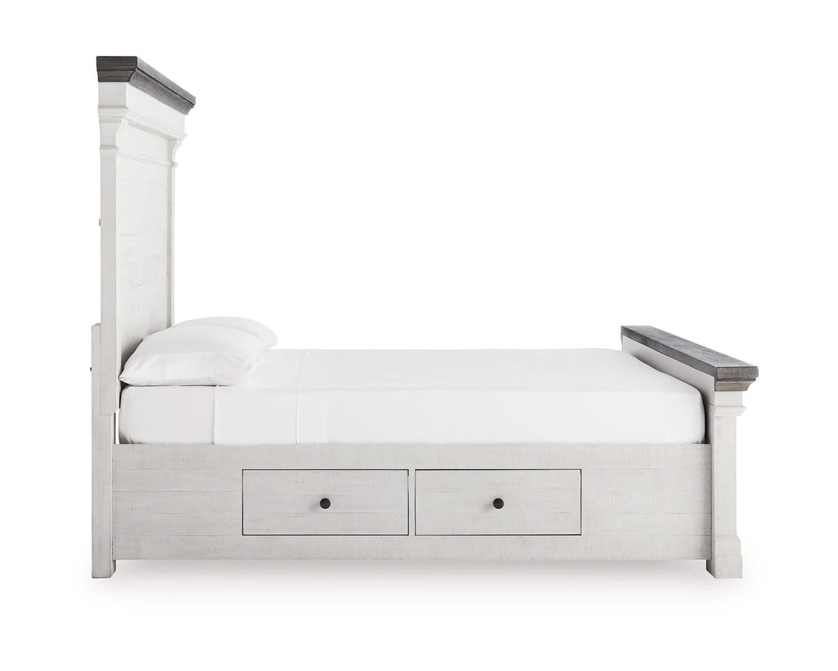 Cama con almacenamiento Havalance California King con paneles