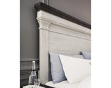 Cama King con almacenamiento y paneles Havalance
