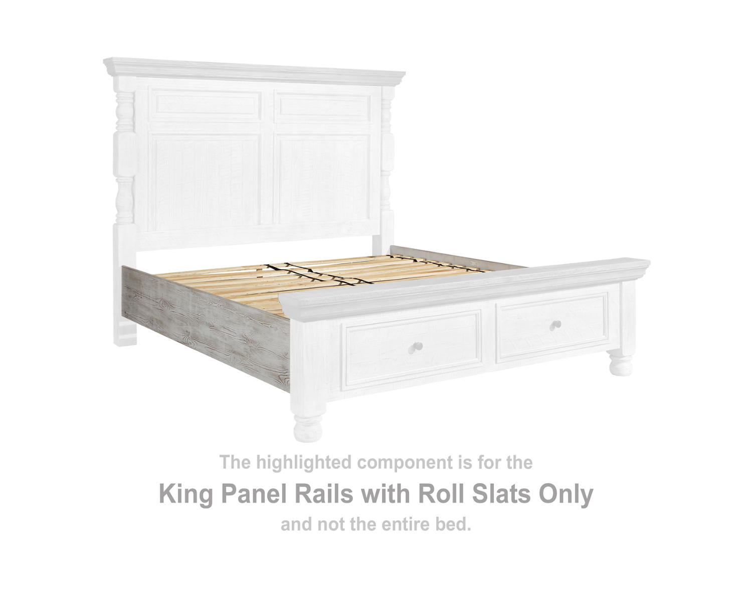 Havalance King Panel Rails with Roll Slats