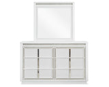 Chalanna Queen Upholstered Storage Bed, Dresser and Mirror