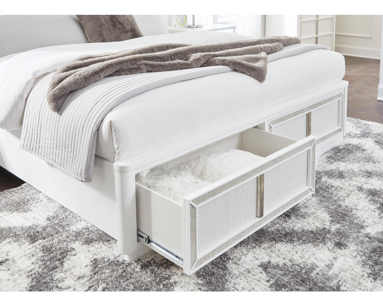Chalanna California King Upholstered Storage Bed
