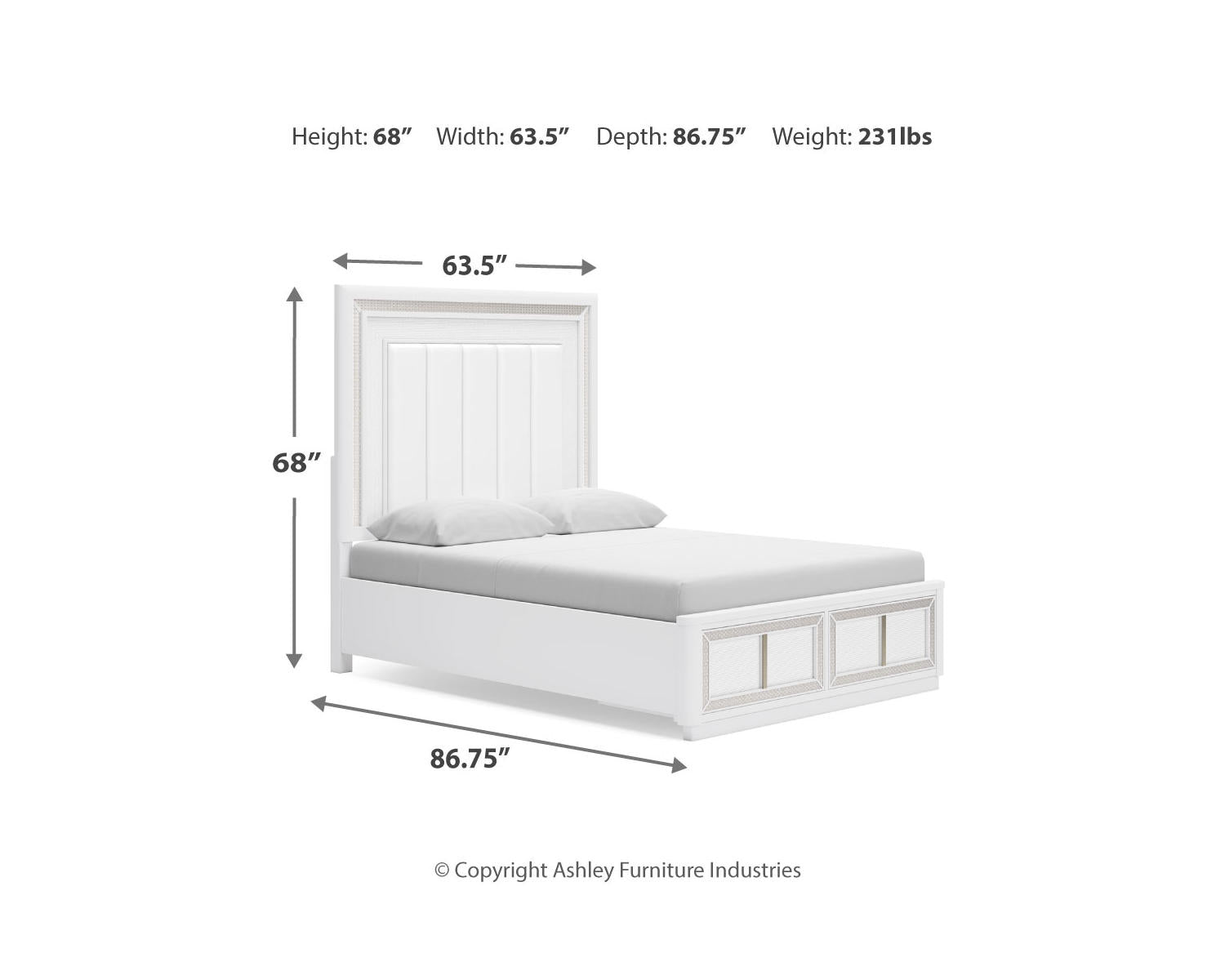 Chalanna Queen Upholstered Storage Bed
