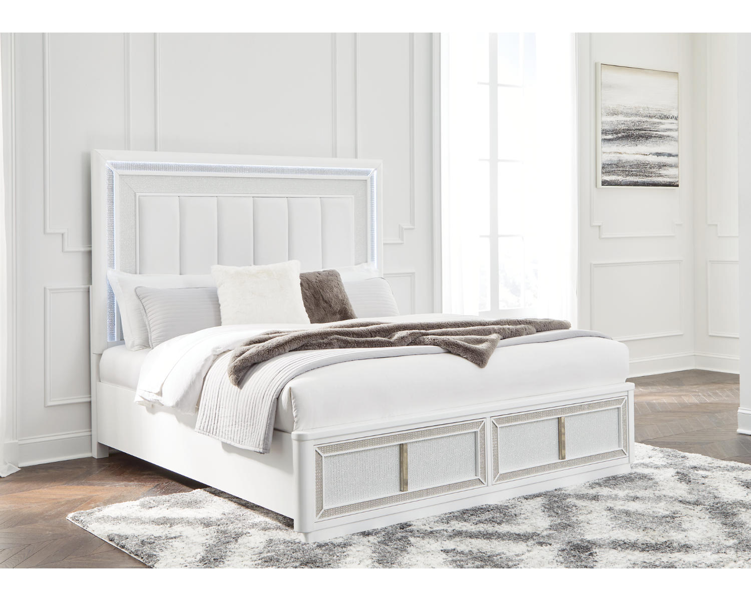 Chalanna California King Upholstered Storage Bed