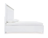 Cama tapizada Chalanna California King con almacenaje