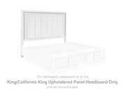 Chalanna King/California King Upholstered Panel Headboard